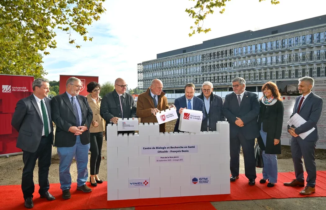 Première pierre pour OMEGA HEALTH !